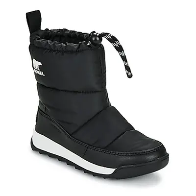 Sorel YOUTH WHITNEY II PLUS PUFFY WP boys's Children's Snow boots in Black