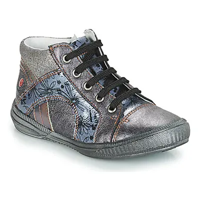 GBB ROSETTA girls's Children's Shoes (High-top Trainers) in Grey