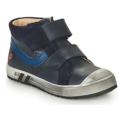 GBB OMALLO boys's Children's Shoes (High-top Trainers) in Blue