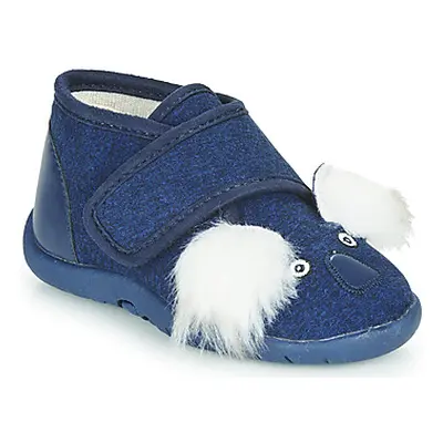 Little Mary KOALAVELCRO girls's Children's Slippers in Blue