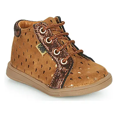 GBB FAMIA girls's Children's Shoes (High-top Trainers) in Brown