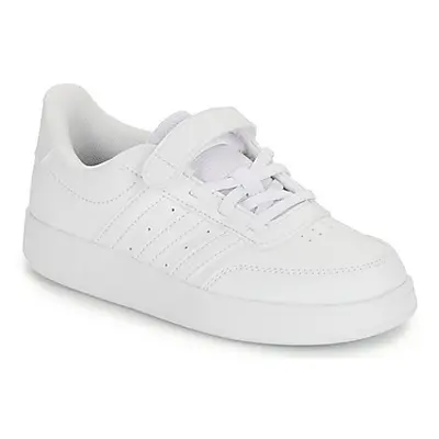 Adidas BREAKNET 2.0 EL C girls's Children's Shoes (Trainers) in White