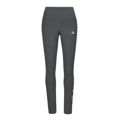 Adidas ESSENTIALS HIGH-WAISTED LOGO LEGGINGS women's Tights in Grey