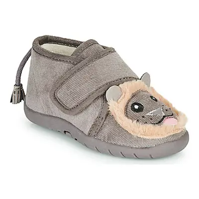 Little Mary LIONVELCRO boys's Children's Slippers in Grey