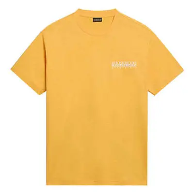 Napapijri S Boyd T-Shirt Yellow Kumquat men's in Orange