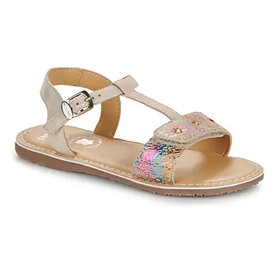 Minibel NEW HORTENSIA girls's Children's Sandals in Gold