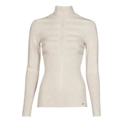 Morgan MENTOS women's Sweater in Beige