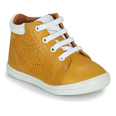 GBB BAMBOU boys's Children's Shoes (High-top Trainers) in Yellow