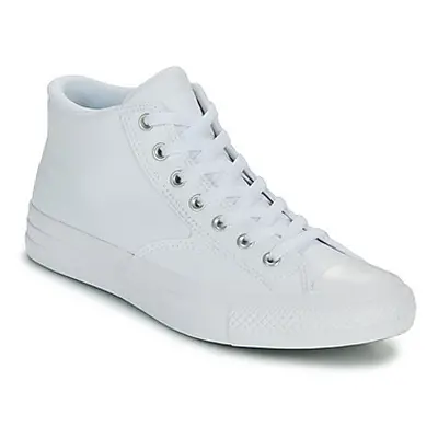 Converse CHUCK TAYLOR ALL STAR MALDEN STREET FAUX LEATHER men's Shoes (High-top Trainers) in Whi