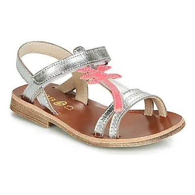 GBB SAPELA girls's Children's Sandals in Silver