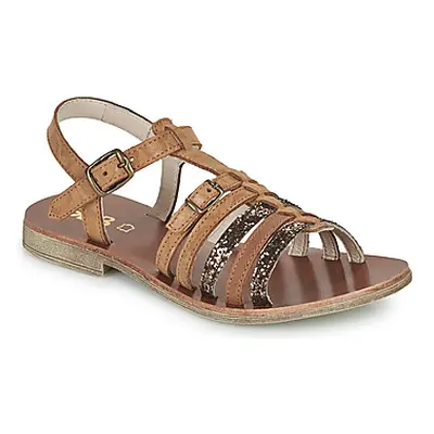 GBB BANGKOK girls's Children's Sandals in Brown