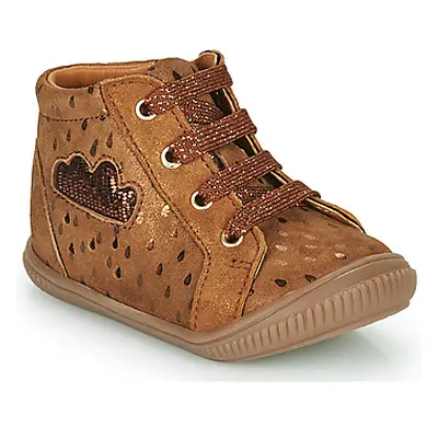 GBB MASHA girls's Children's Shoes (High-top Trainers) in Brown