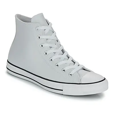 Converse CHUCK TAYLOR ALL STAR FAUX LEATHER men's Shoes (High-top Trainers) in Grey