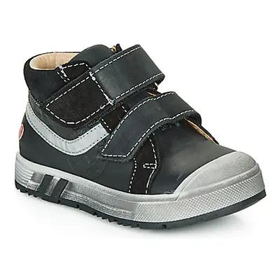 GBB OMALLO boys's Children's Shoes (High-top Trainers) in Black