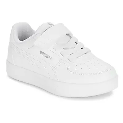 Puma CAVEN 2.0 PS girls's Children's Shoes (Trainers) in White