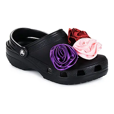 Crocs Classic Rosette Clog women's Clogs (Shoes) in Black