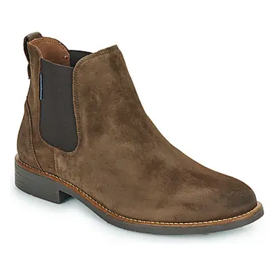 Pellet FLAVIO men's Mid Boots in Brown