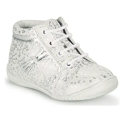 GBB ACINTA girls's Children's Shoes (High-top Trainers) in Silver