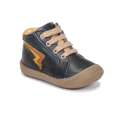 GBB APODAMI boys's Children's Shoes (High-top Trainers) in Blue