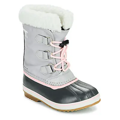 Sorel YOOT PAC NYLON WP girls's Children's Snow boots in Grey