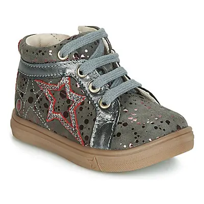 GBB NAVETTE girls's Children's Shoes (High-top Trainers) in Grey