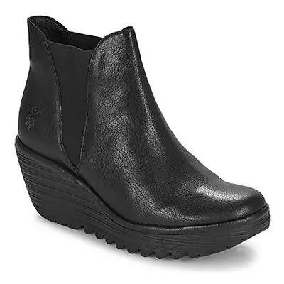 Fly London YOS women's Low Ankle Boots in Black