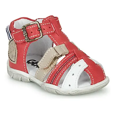 GBB BYZANTE boys's Children's Sandals in Red