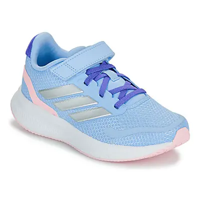 Adidas RUNFALCON 5 EL C girls's Children's Sports Trainers in Blue