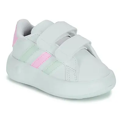 Adidas GRAND COURT 2.0 CF I girls's Children's Shoes (Trainers) in White