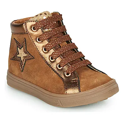 GBB TADEA girls's Children's Shoes (High-top Trainers) in Brown