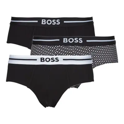 BOSS HipBr 3P Bold Design men's Underpants / Brief in Black