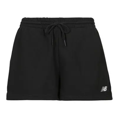 New Balance FRENCH TERRY SHORT women's Shorts in Black