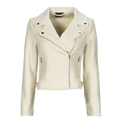 Vero Moda VMJOSE women's Leather jacket in Beige