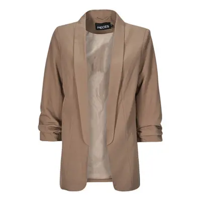 Pieces PCBOSSELLA women's Jacket in Brown