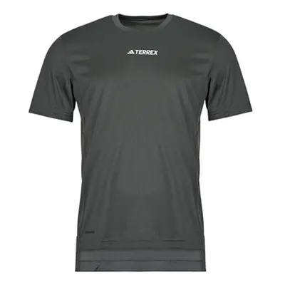 Adidas Multi T-Shirt men's T shirt in Grey