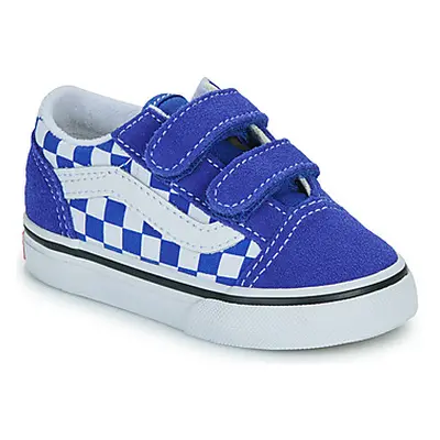 Vans Old Skool V boys's Children's Shoes (Trainers) in Blue