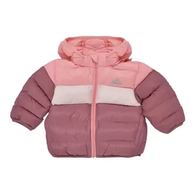 Adidas Synthetic Down Jacket girls's Children's Jacket in Pink