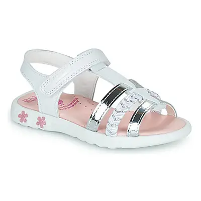 Pablosky TAXIME girls's Children's Sandals in White