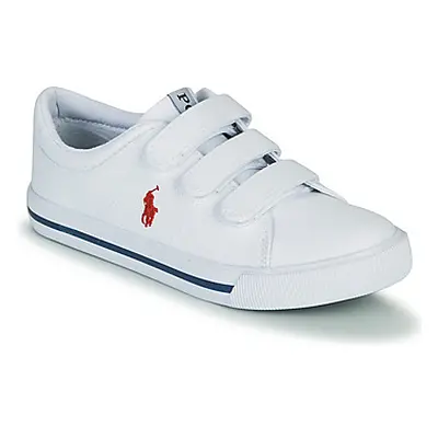 Polo Ralph Lauren ELMWOOD EZ girls's Children's Shoes (Trainers) in White