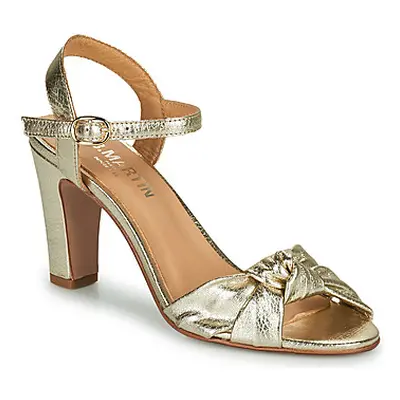 JB Martin LATINO women's Sandals in Gold