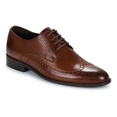 So Size RAVONE men's Smart / Formal Shoes in Brown