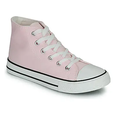 Citrouille et Compagnie OFRIMOUSSE girls's Children's Shoes (High-top Trainers) in Pink