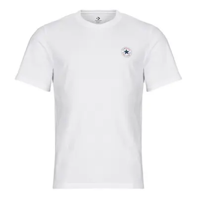 Converse GO-TO MINI PATCH T-SHIRT men's T shirt in White