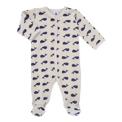 Petit Bateau TUSHA boys's Sleepsuits in Marine