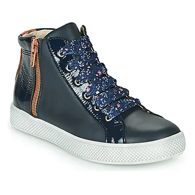 GBB FAVERY girls's Children's Shoes (High-top Trainers) in Blue