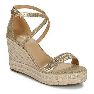 MICHAEL Michael Kors KAYLA WEDGE women's Sandals in Gold