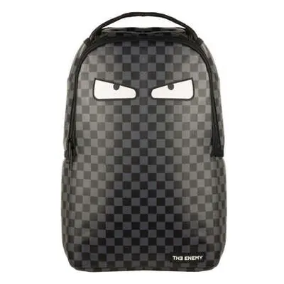 The Enemy Checkered Backpack women's Backpack in Black