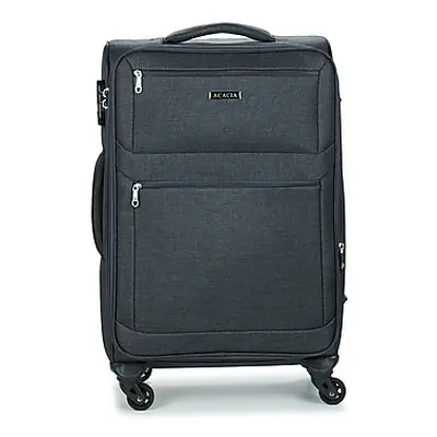 David Jones 83L men's Soft Suitcase in Black