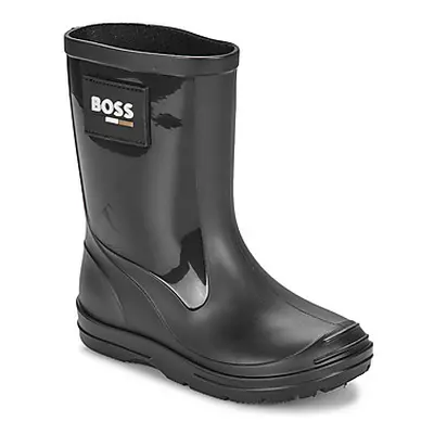 BOSS J51338/09B girls's Children's Wellington Boots in Black