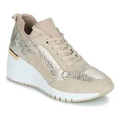 Marco Tozzi MUNISKA women's Shoes (Trainers) in Beige